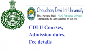 CDLU courses admission date