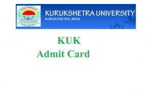 KUK admit card