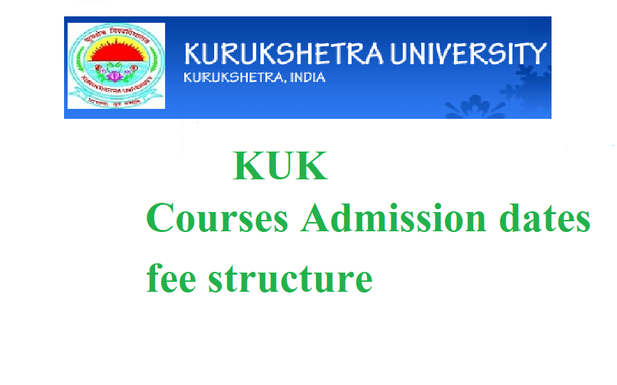 KUK Courses Admission Dates 2024 Diploma Fees Detail HSSC Web