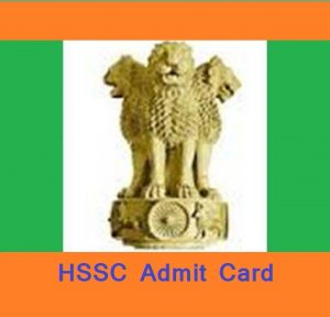 hssc group d admit card